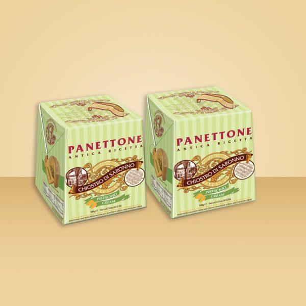 mini panettone à la crème de pistache 100 gr www.mamma-mia.re